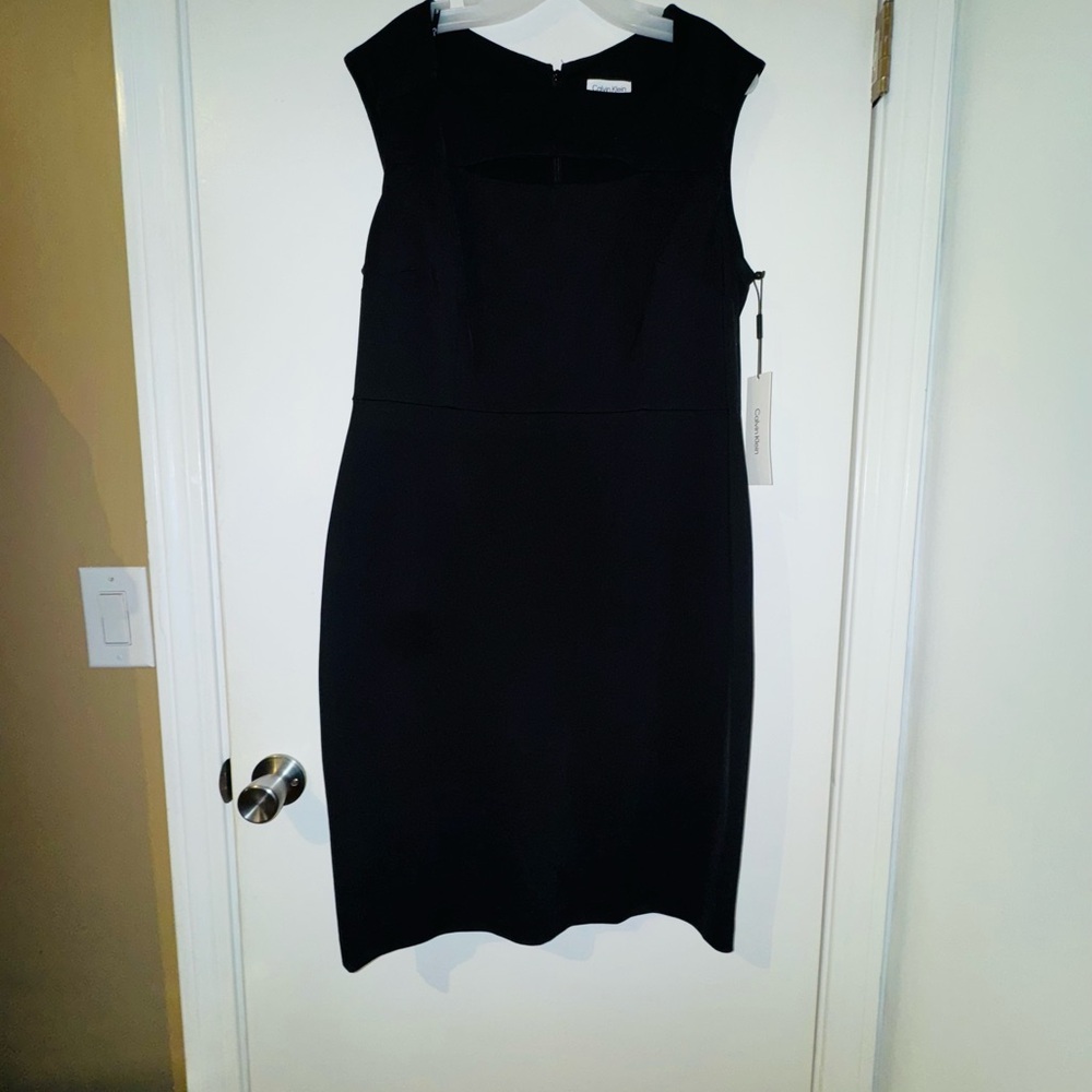 Calvin Klein Black Midi Dress